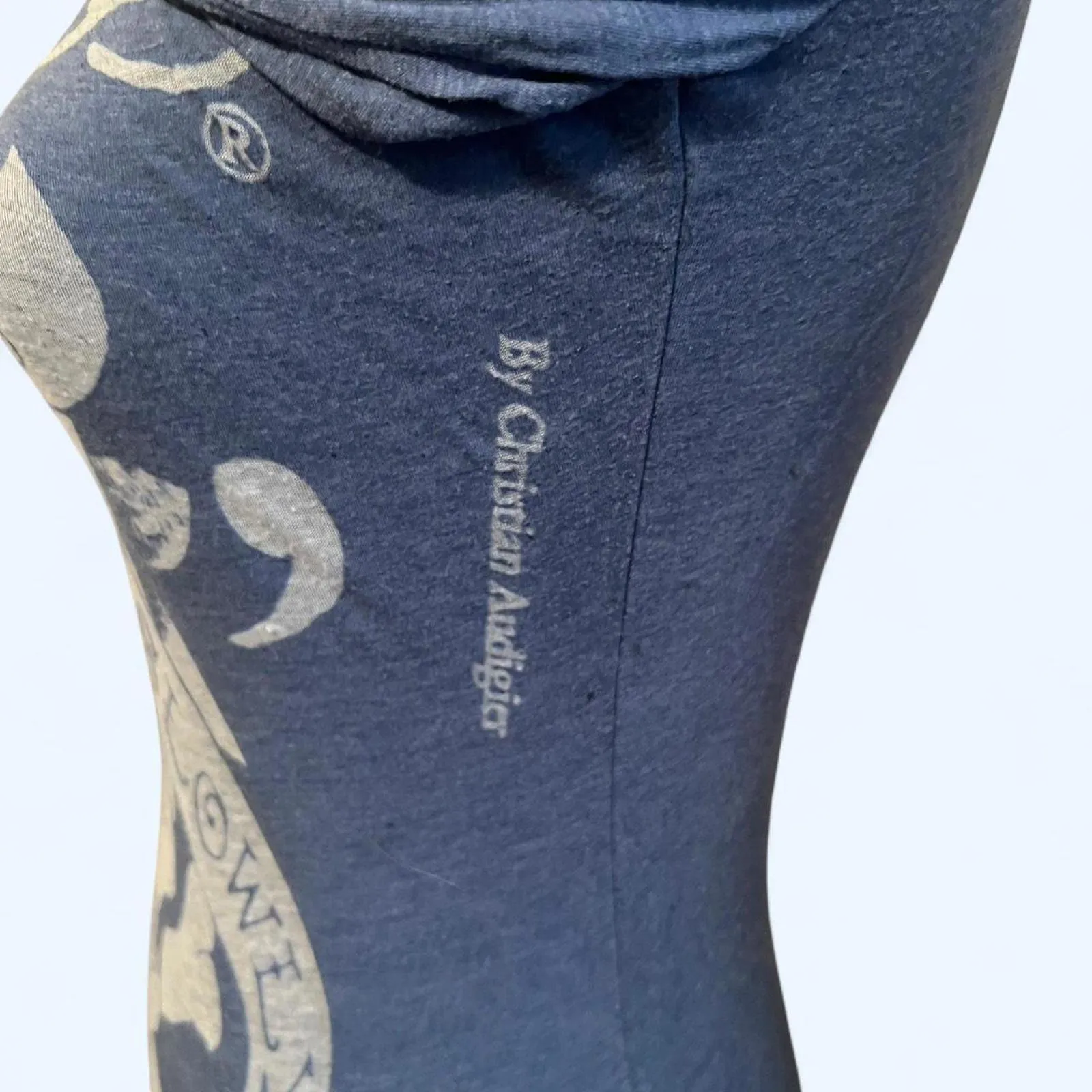 Vintage Y2K Ed Hardy blue long sleeve shirt Size XS - Image 4