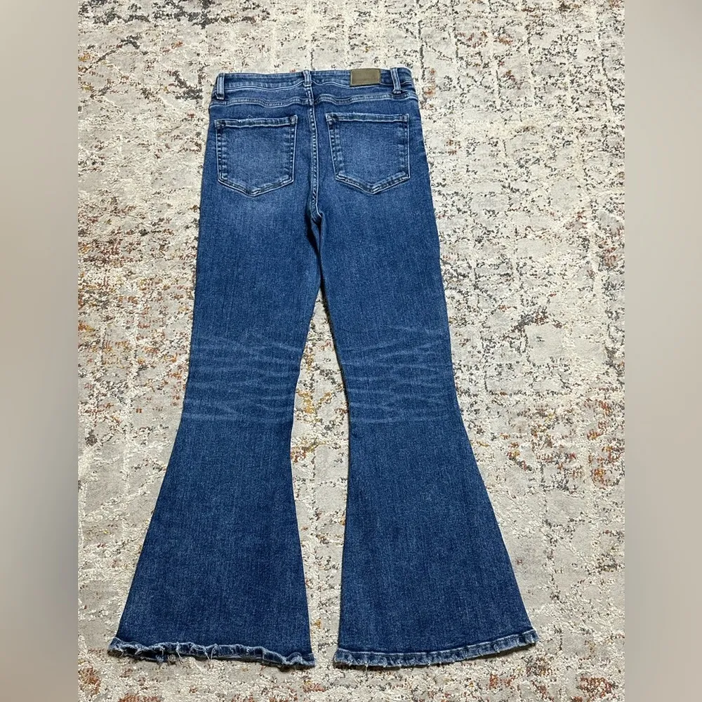 BKE BUCKLE high rise slim fit super flare jeans size 29 - Image 4
