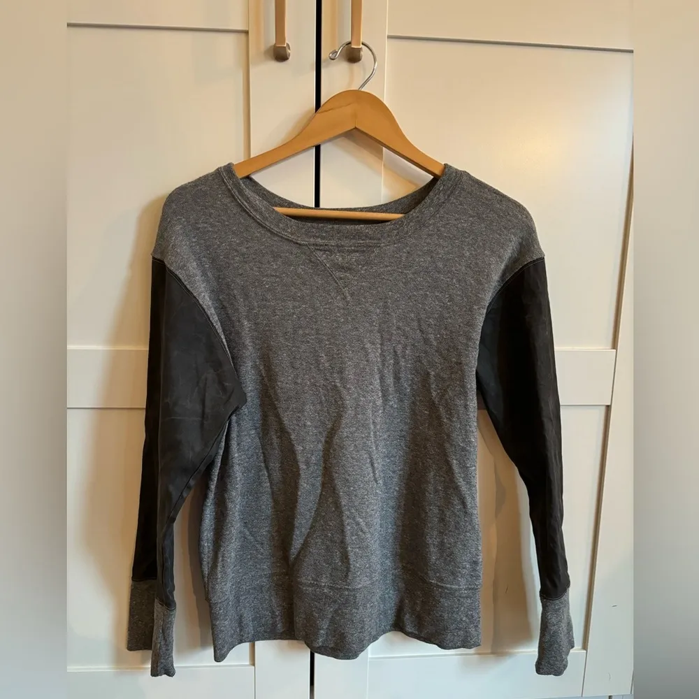 Current/Elliott Stadium Sweatshirt Size 1/Medium Chic Casual Minimalist - Image 3