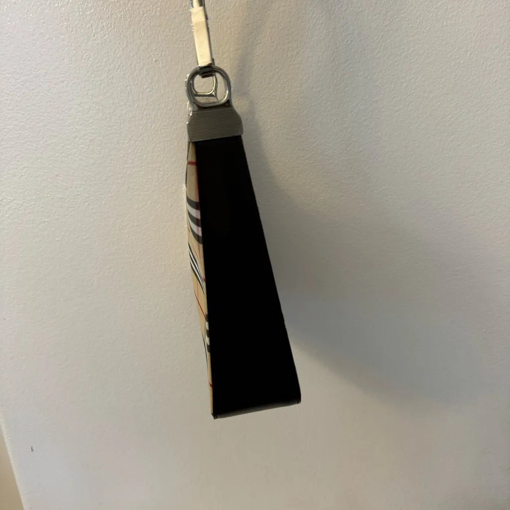 Plaid Crossbody Bag with “Genesis” Logo – Inspired by Nova Check Style Black - Image 8