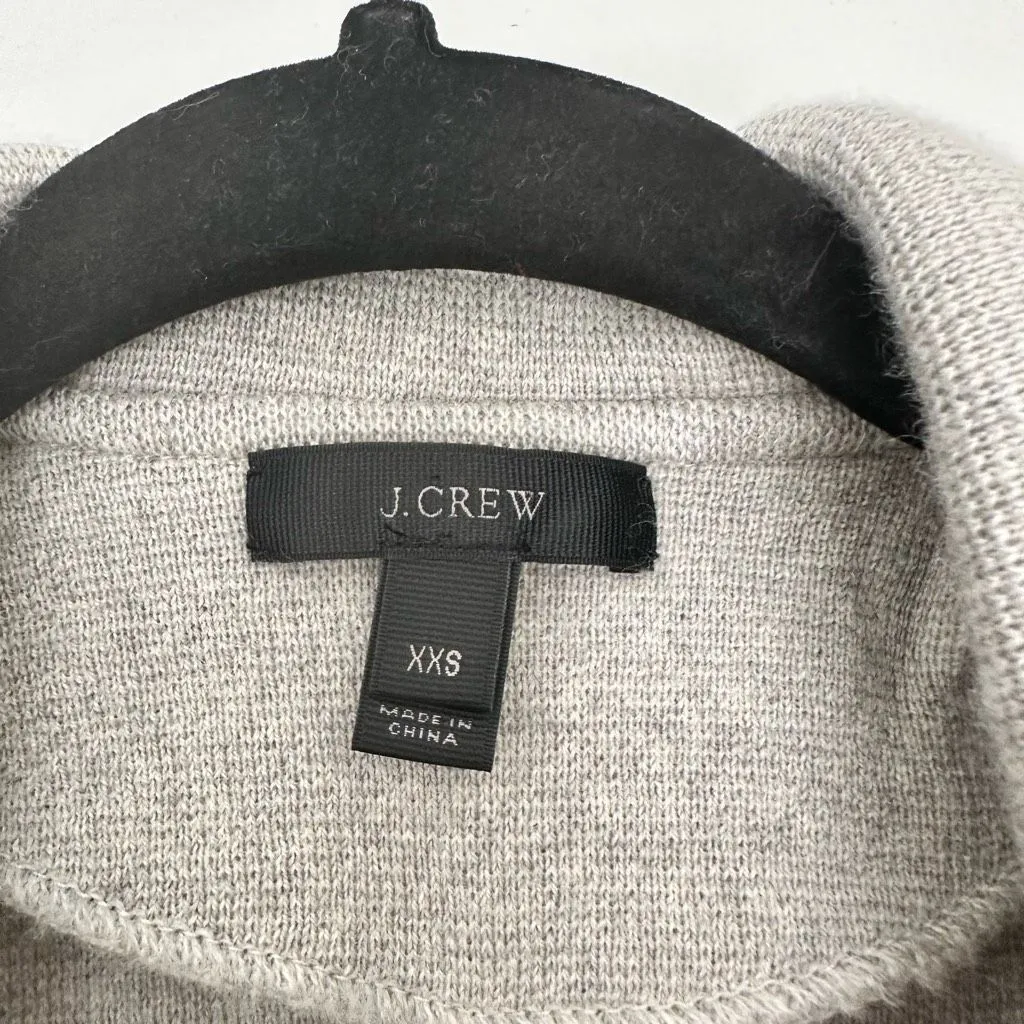J. Crew Grey Women’s XXS Sweater Blazer Flawed Gray - Image 2