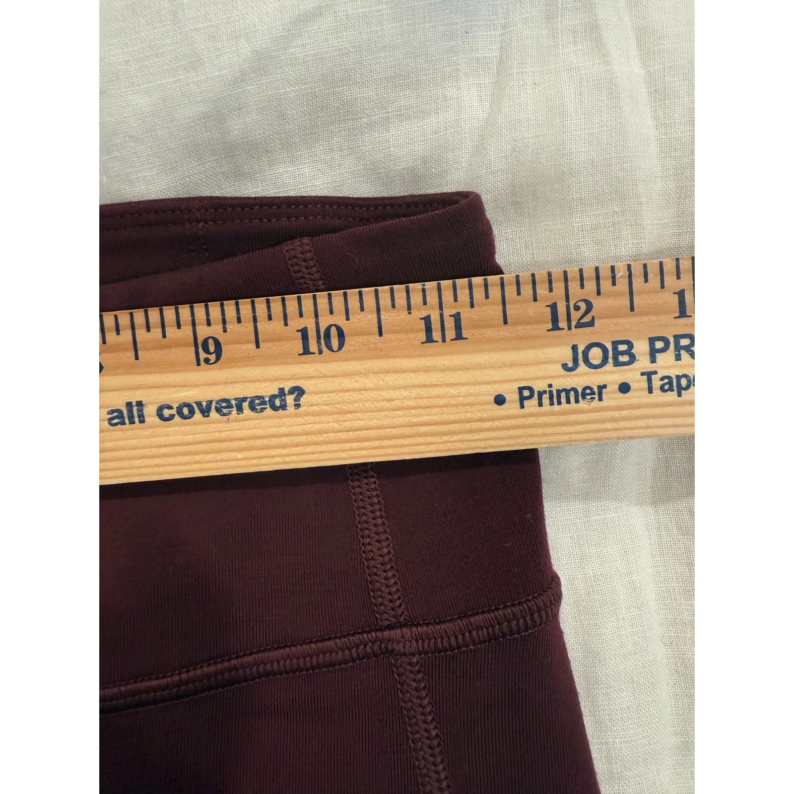 Allbirds Leggings Womens XS Maroon Tencel Stretch High Waisted Gym Yoga Running - Image 9