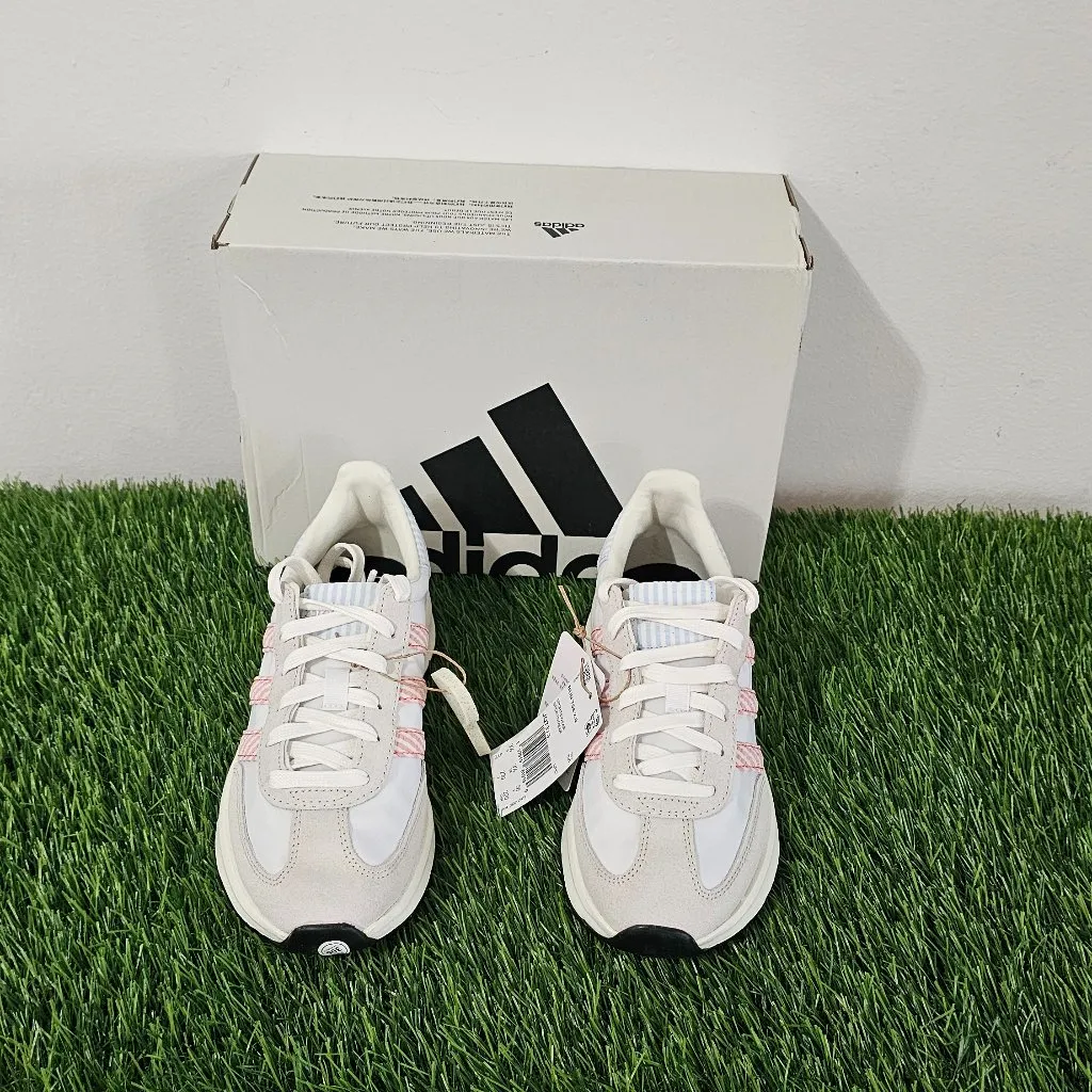 adidas RUN 70s 2.0 Shoes Women's Size 5 - Cloud White/Preloved Scarlet - JQ7373 - Image 2