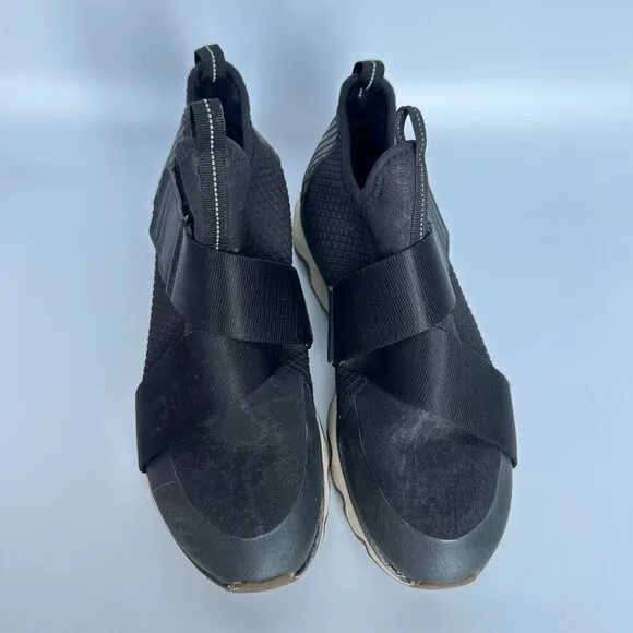 Sorel Women's Black and Camo Kinetic Sneak in Size 8.5 Athleisure Travel Casual‎ - Image 6