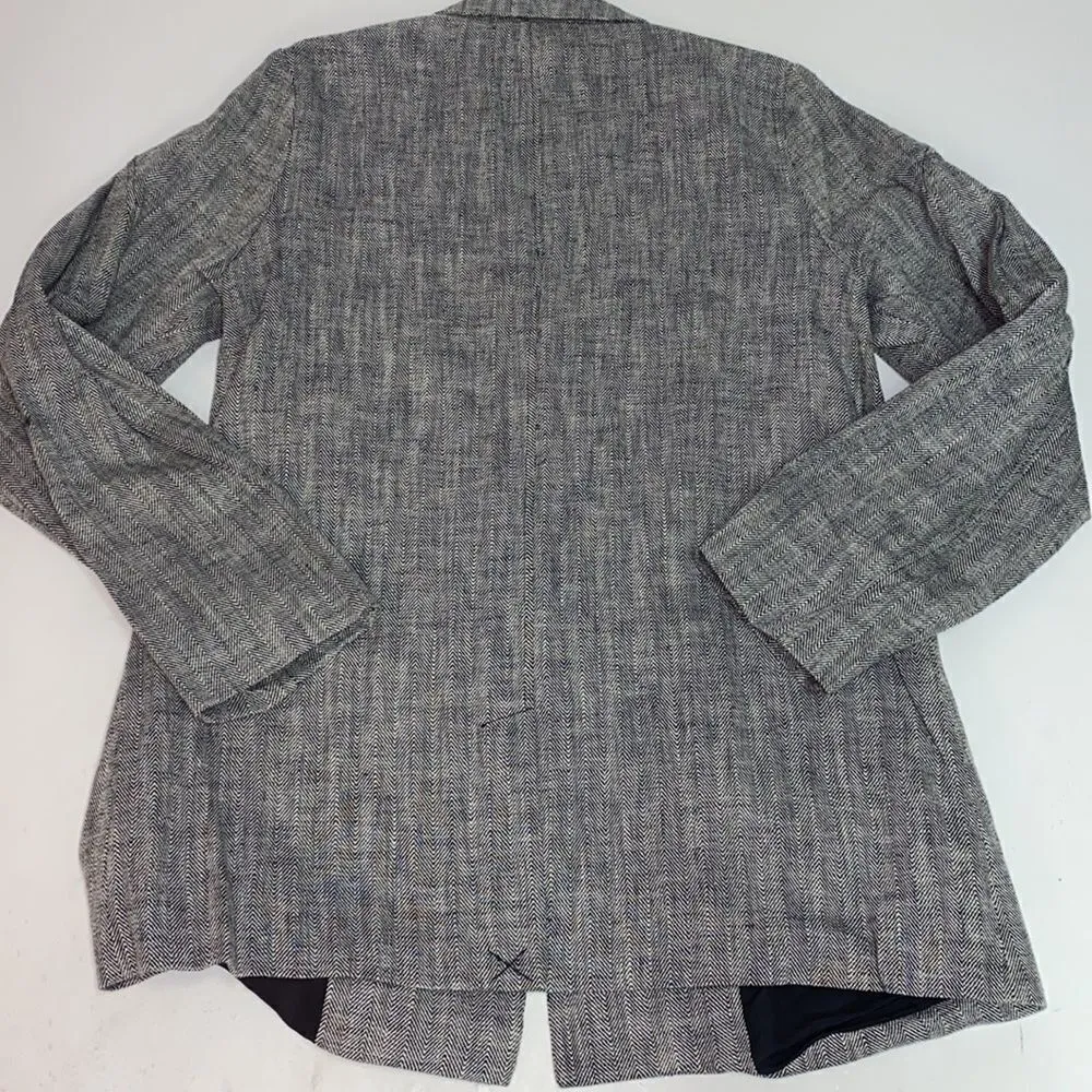 Rachel Comey x‎ Target Chevron Herringbone Oversized Tweed Blazer Jacket C25 Black Size XS - Image 10