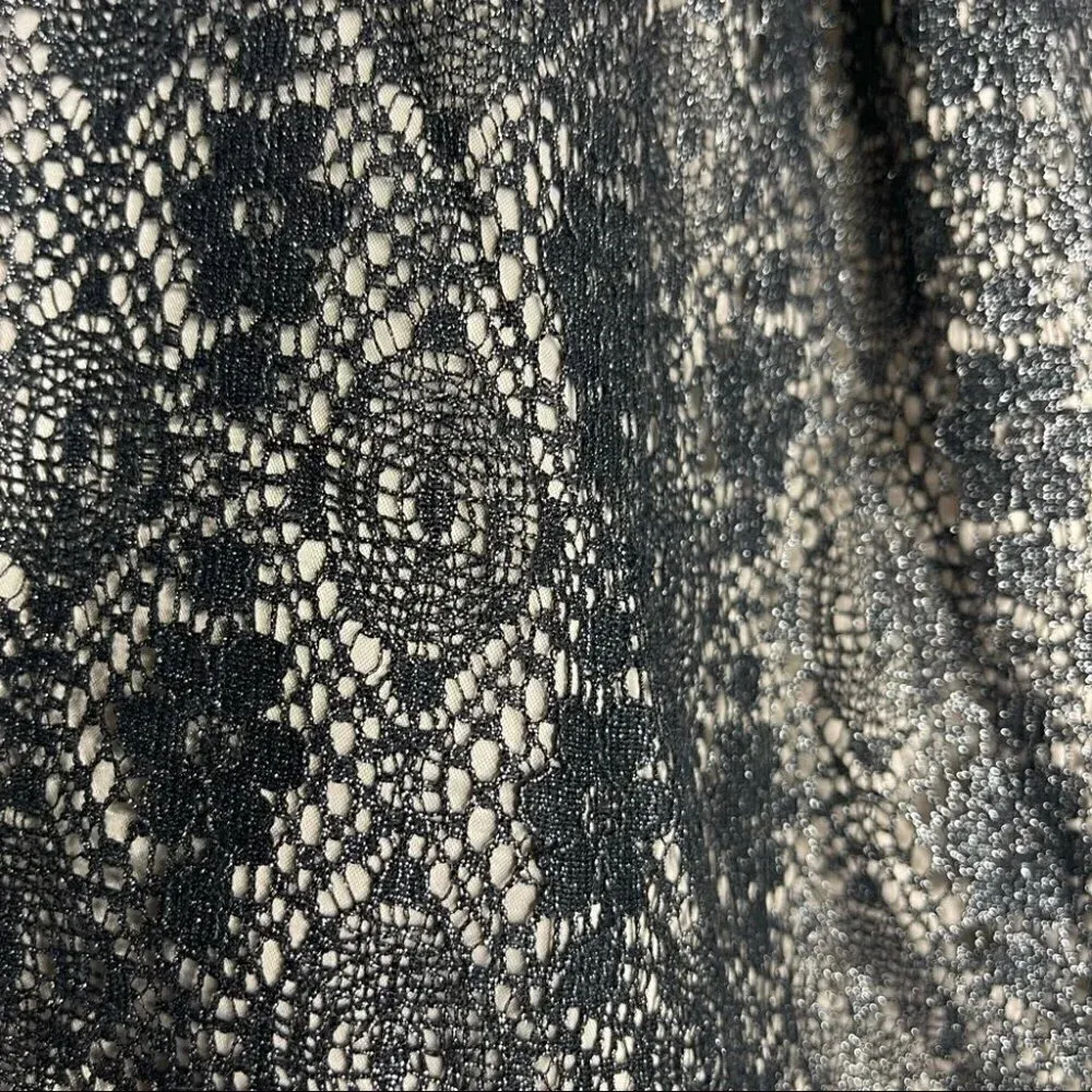 Marc Jacobs Lace Overlay Bow Blouse Size Small - Image 3