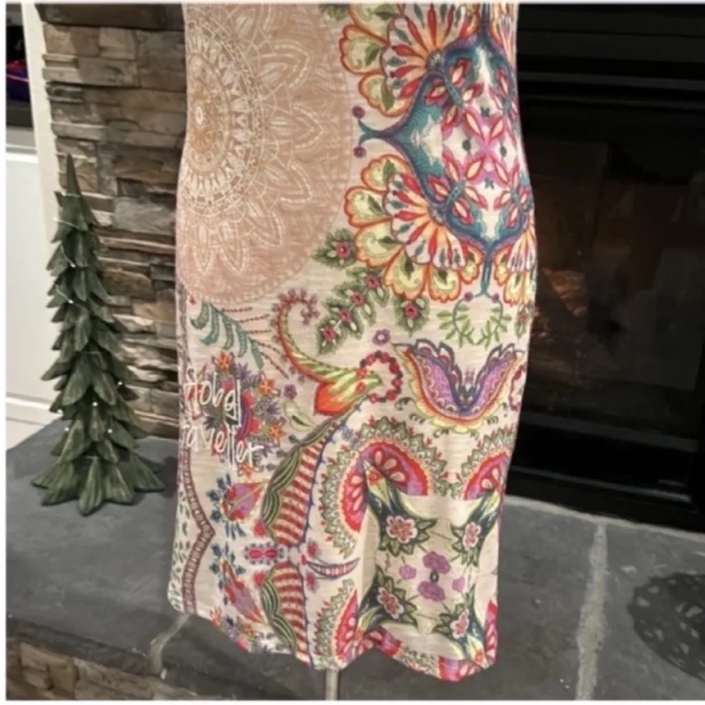 Desigual Colorful Paisley Sleeveless Mini Dress - Image 10