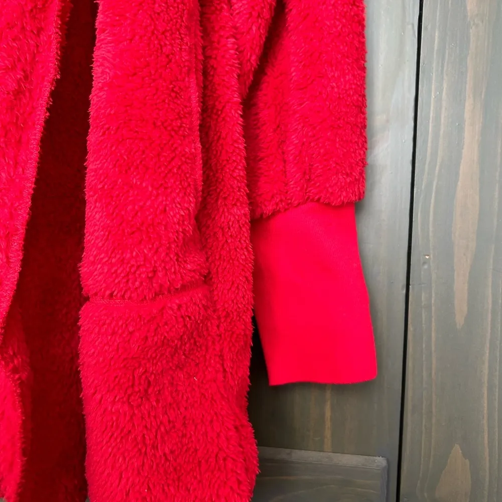 NWT Top It Off Sherpa Hoodie one size Red Size undefined - Image 4