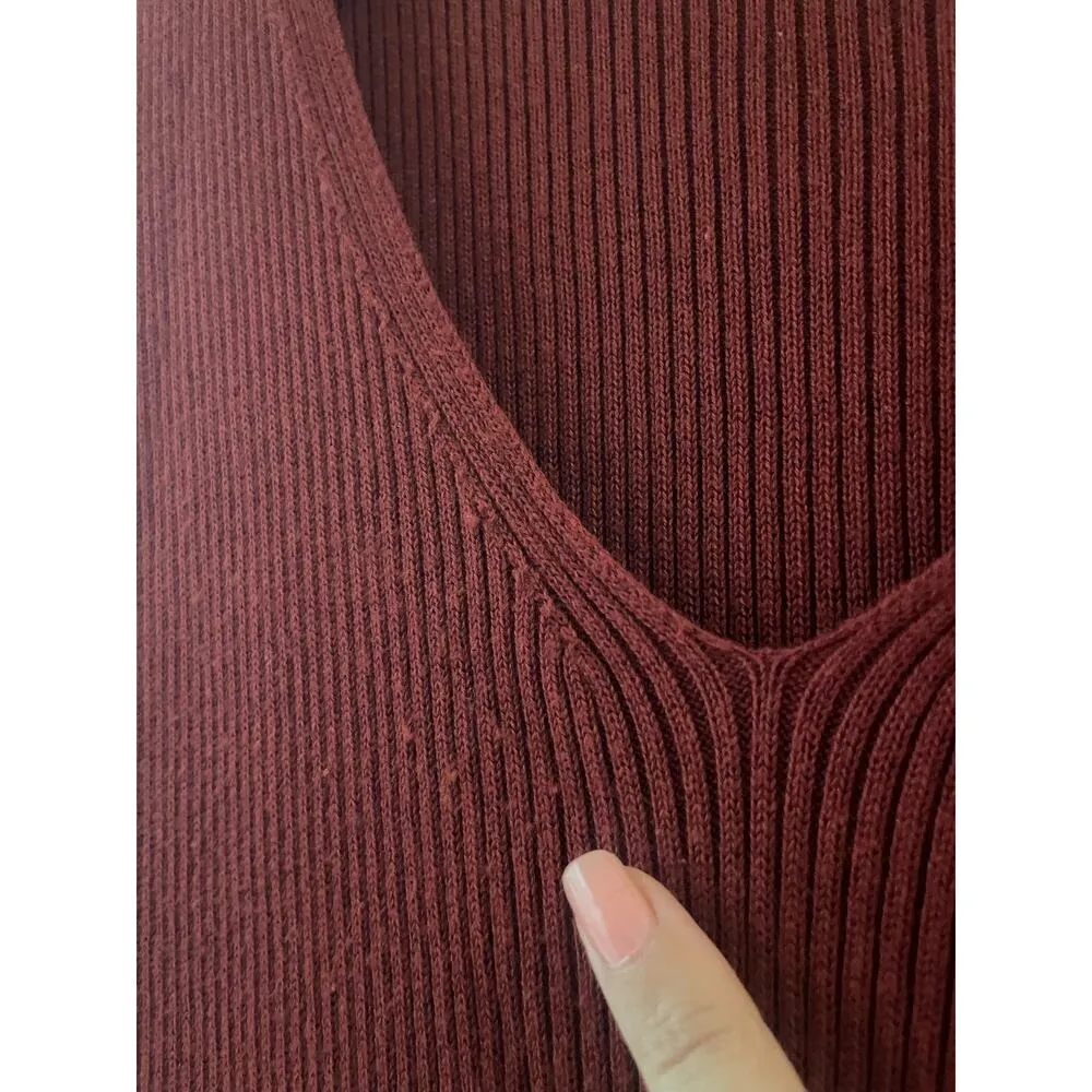 MASSIMO DUTTI Rib Knit Tunic - Image 5