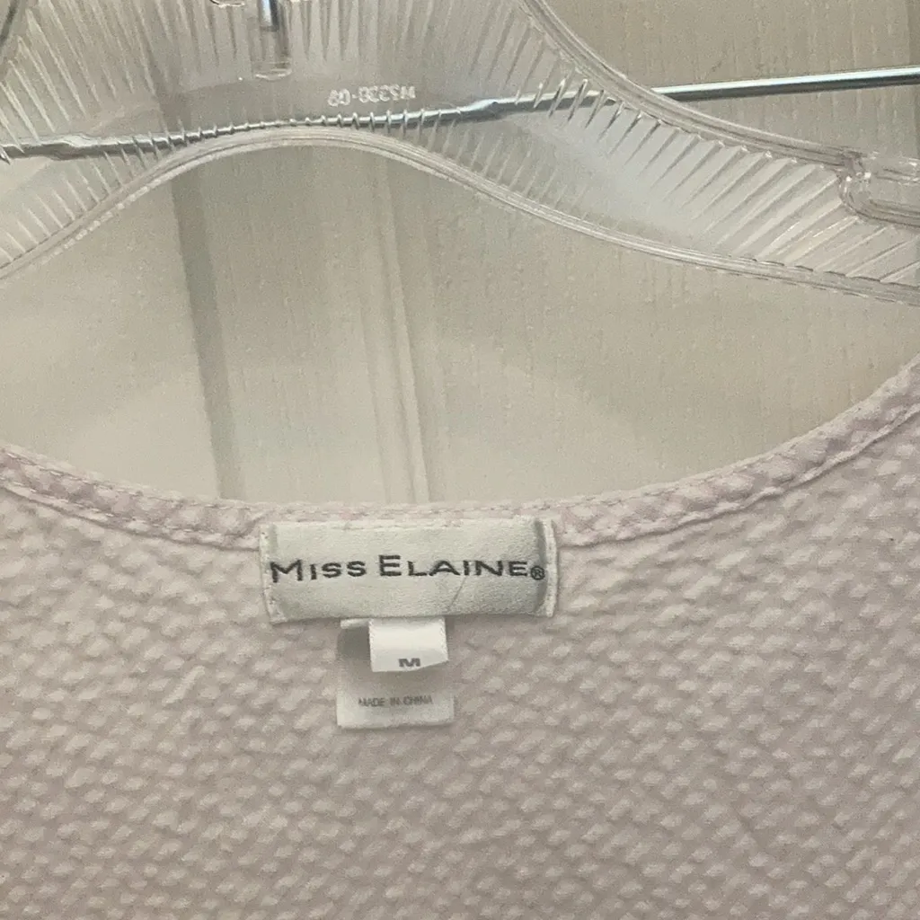 FINAL MARKDOWN Miss Elaine seersucker nighty medium - Image 4