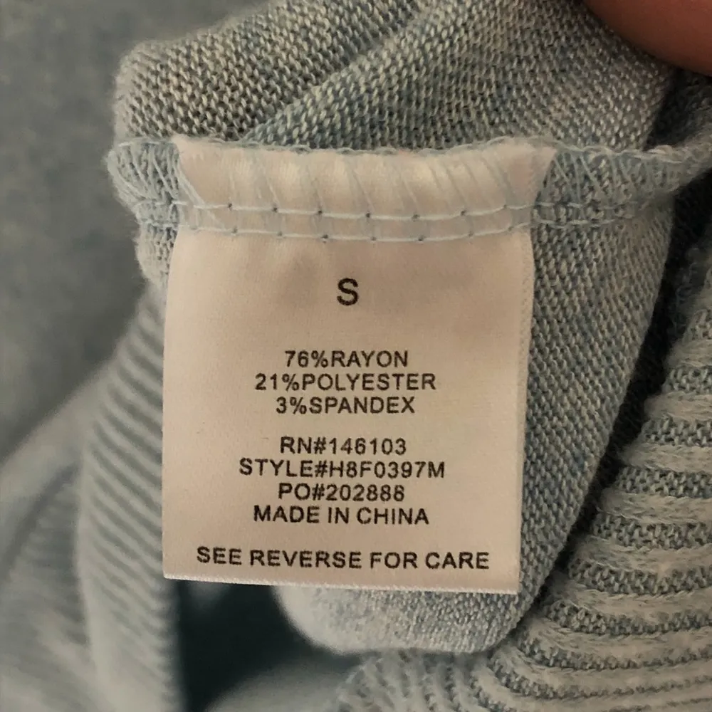 Hippie Rose Ribbed Sleeve Sweater Small - Image 4