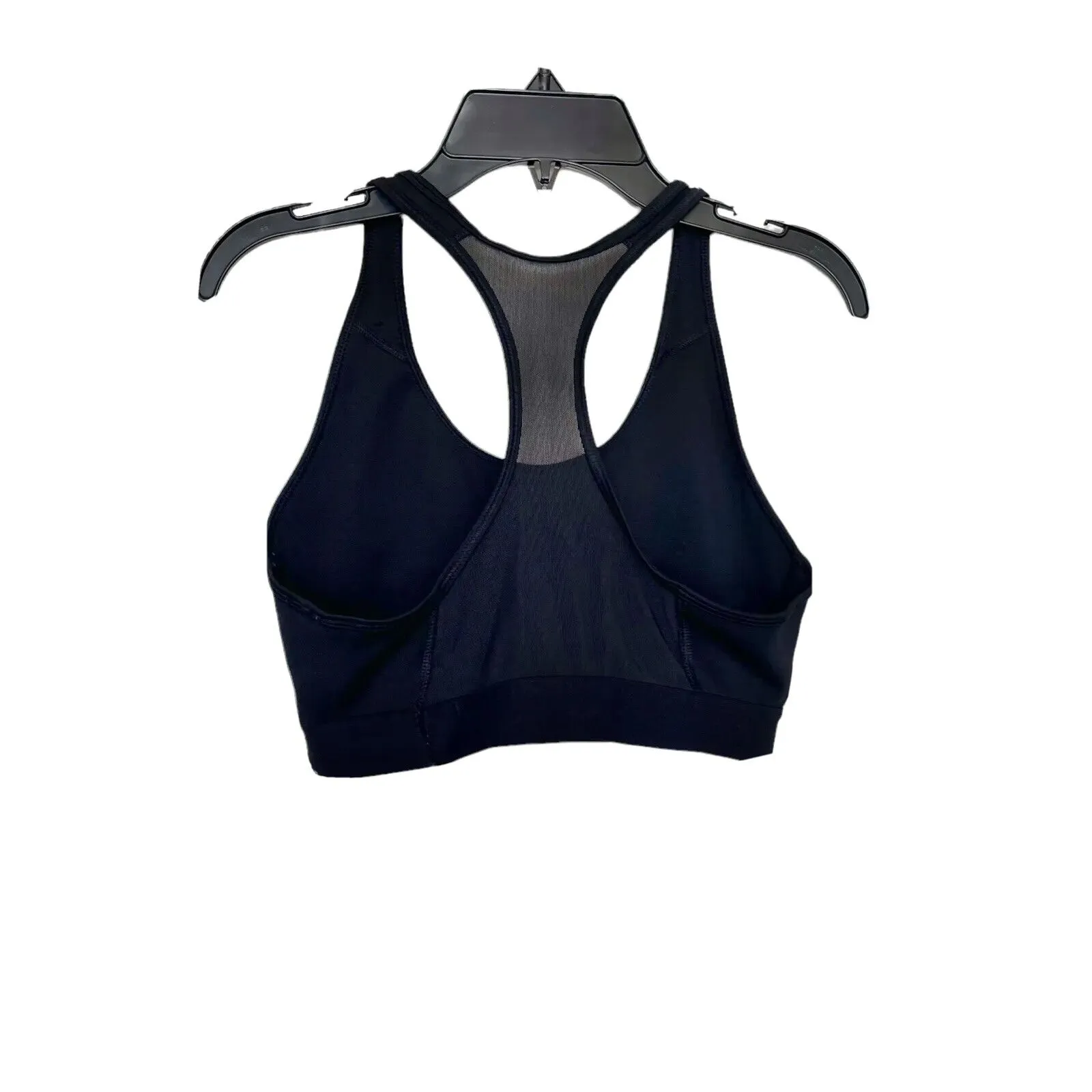 Adidas Top Cropped Activewear Sz Small Womens Sports Bra Logo Mesh Work Out Gym - Image 3