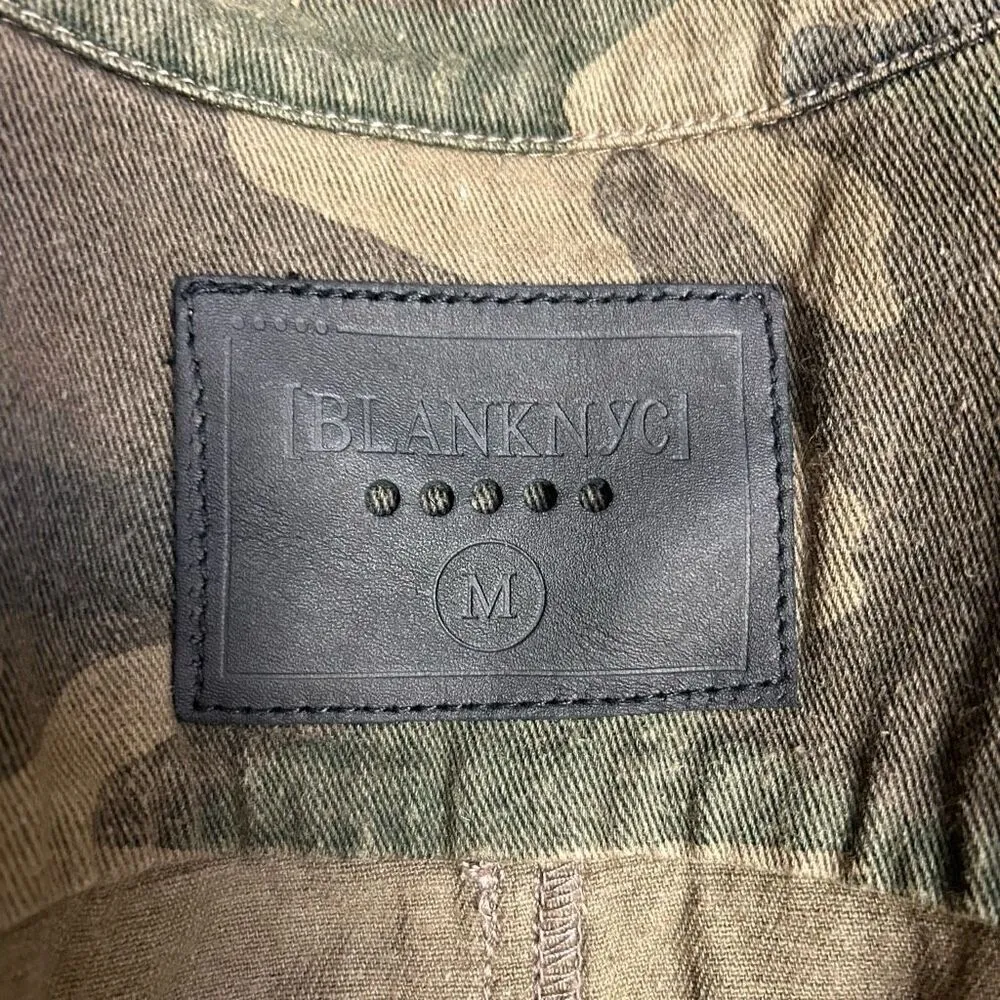BLANK NYC Blank‎ NYC camouflage full zip jacket size M BIN S - Image 8