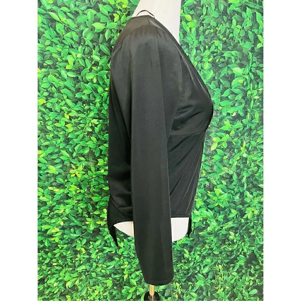 H&M black long sleeve body suit XL - Image 4