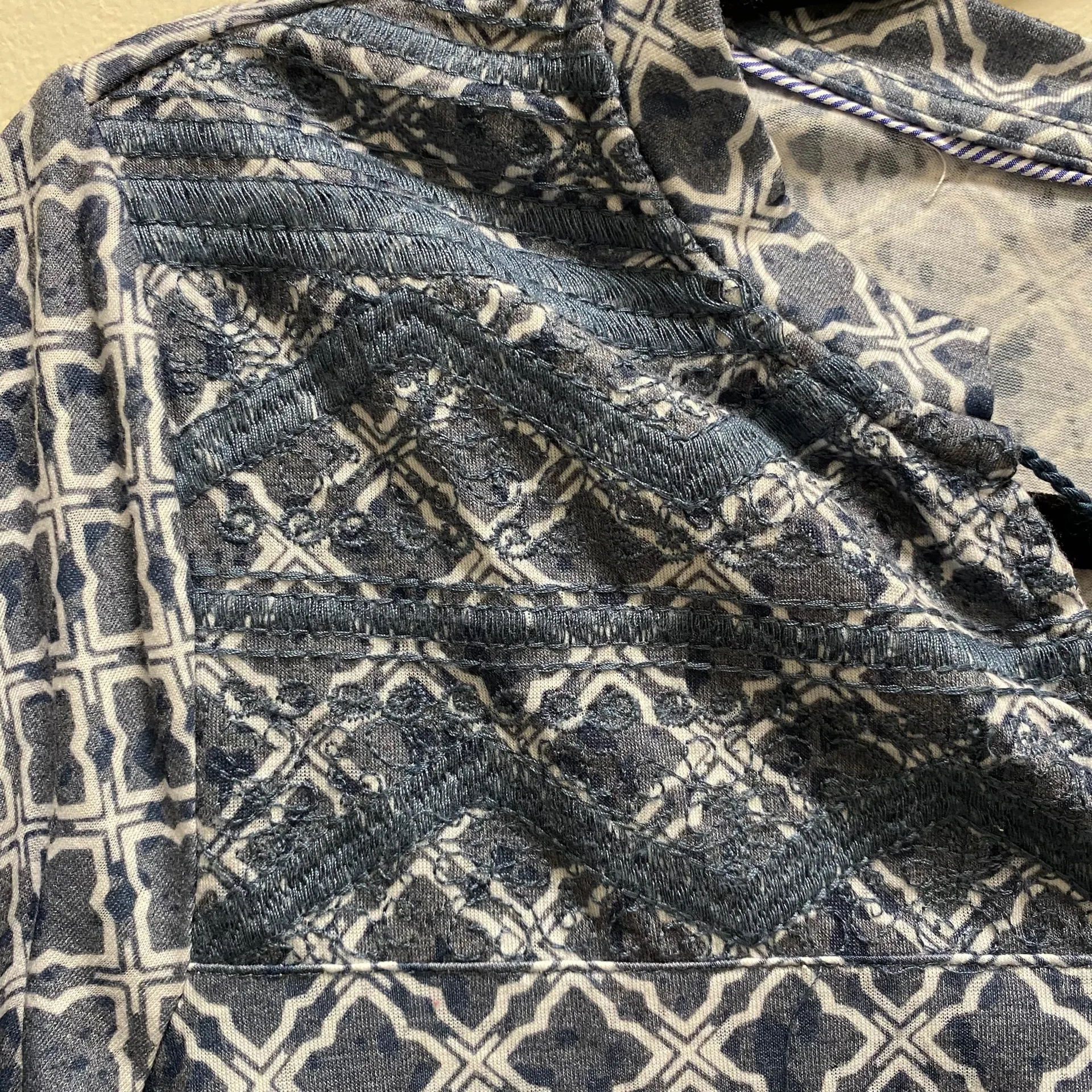 Blue Boho Top - Image 2