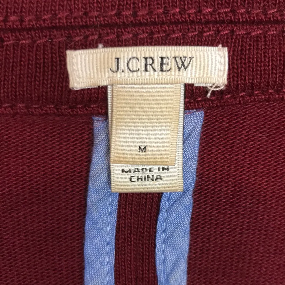 J. Crew Women’s Academia Career Office Knit Maroon Double-Breasted Blazer - Image 8