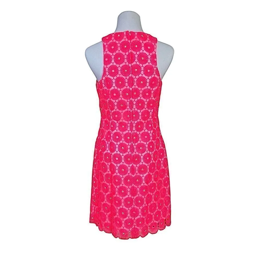 Lilly‎ Pulitzer 51982 Pearl Fiesta Pink Pinwheel Organza Dress sz 4 NWOT $348 - Image 4