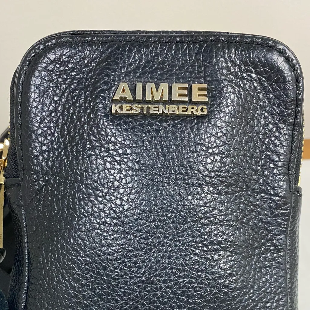 Aimee Kestenberg Leather Crossbody Bag with Long Adjustable Strap - Image 3