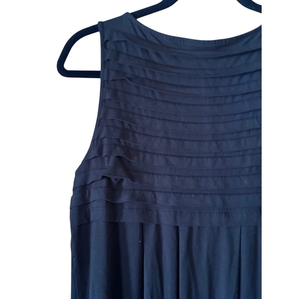 J. Jill Wearever Collection black tank dress Classic simple minimalist SP - Image 5