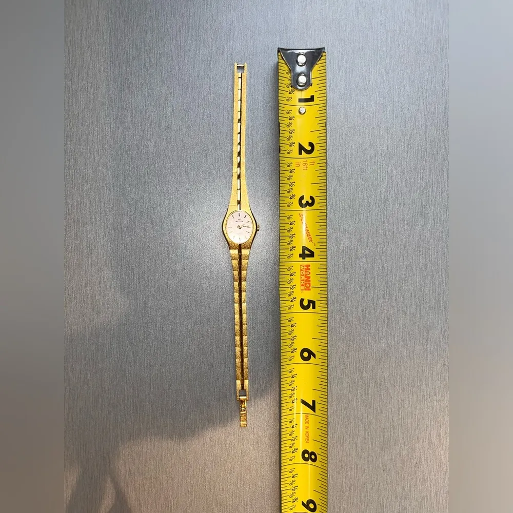 Ladies Waltham Quartz Gold Watch - Image 5
