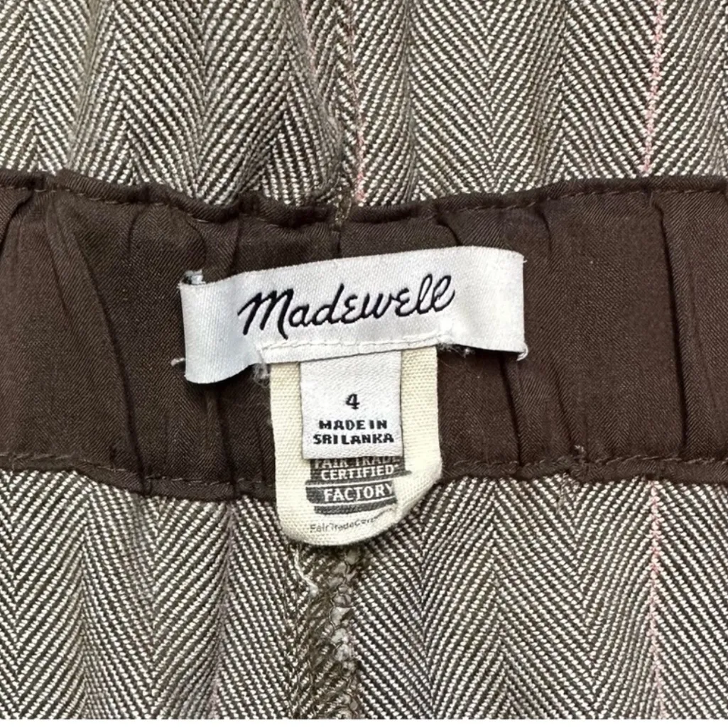 Madewell plaid paper bag pants - Image 6