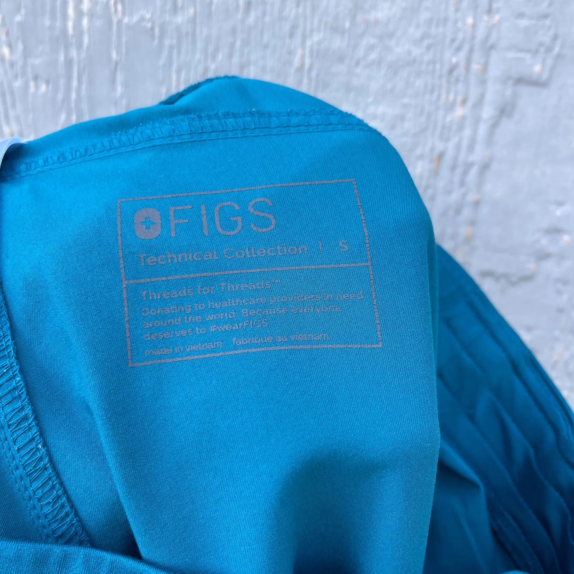 FIGS Technical Collection Kade Blue Cargo Scrub Pants Sz S Nurse Doctor Medical - Image 6