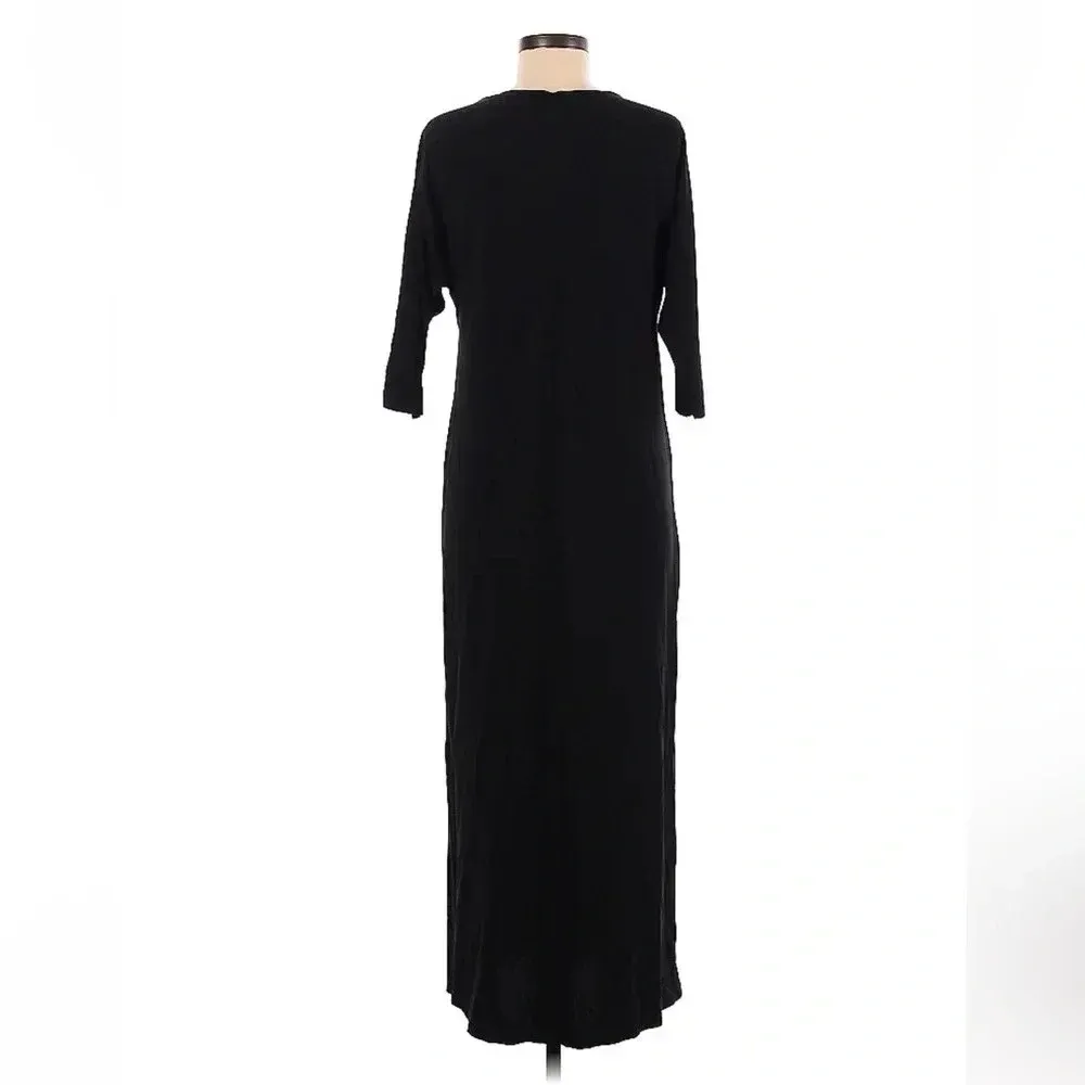 Vintage Barney’s New York Black Timeless Classic Chic Maxi Dress Size Small S - Image 2