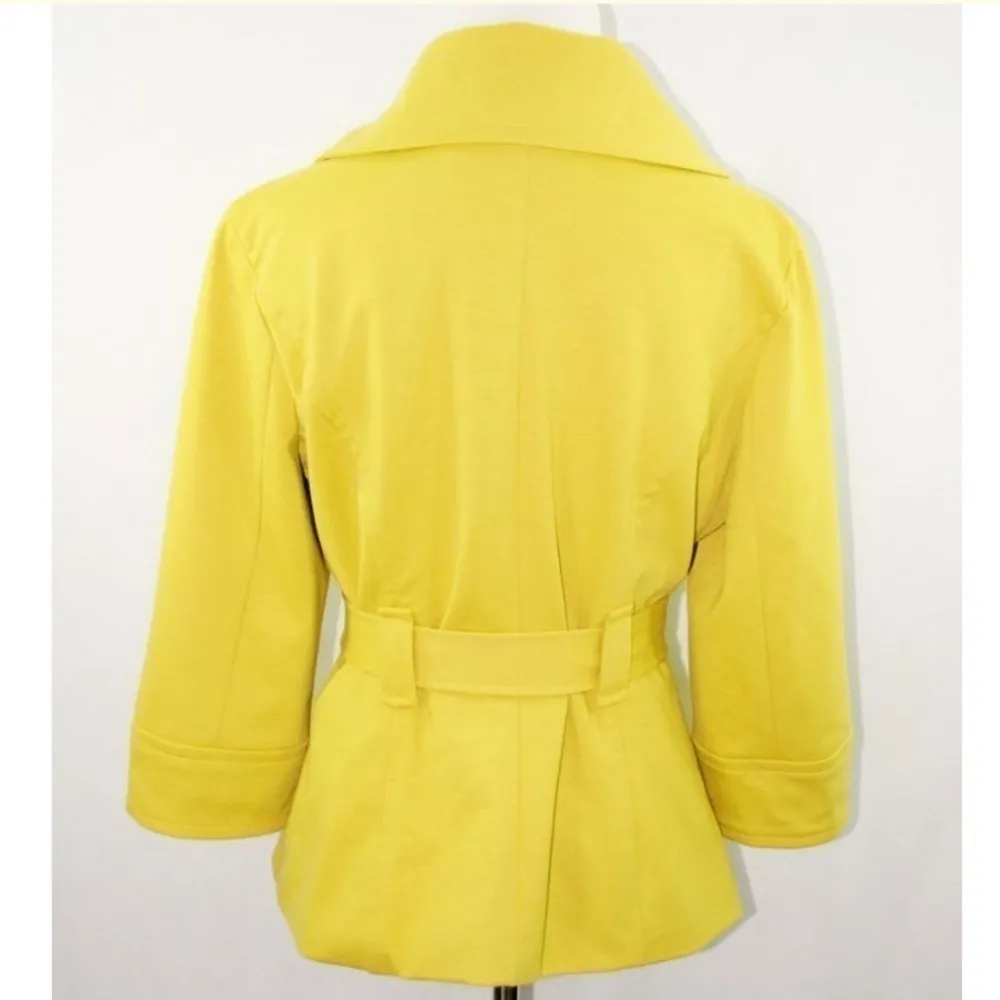 Sandro Sportswear pointed fold over collar asymmetrical wrap jacket size M - Image 4