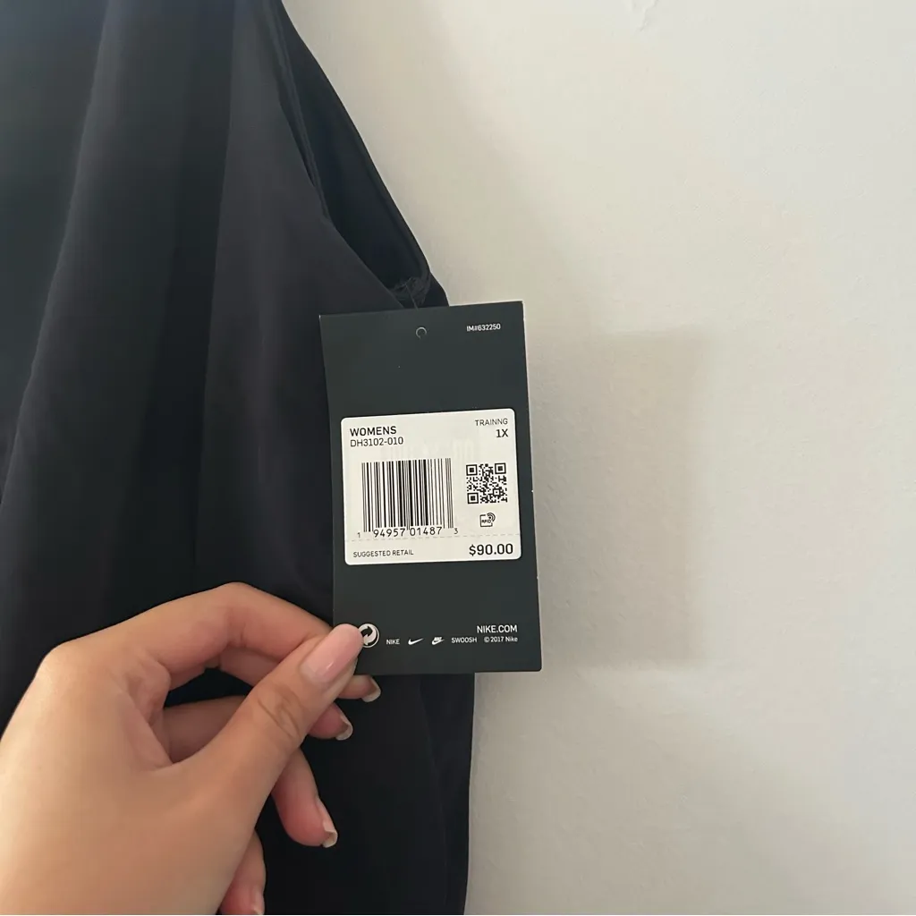 Nike Women's Bliss Luxe Training Dress Black Dress NWT Size 1X - Image 4