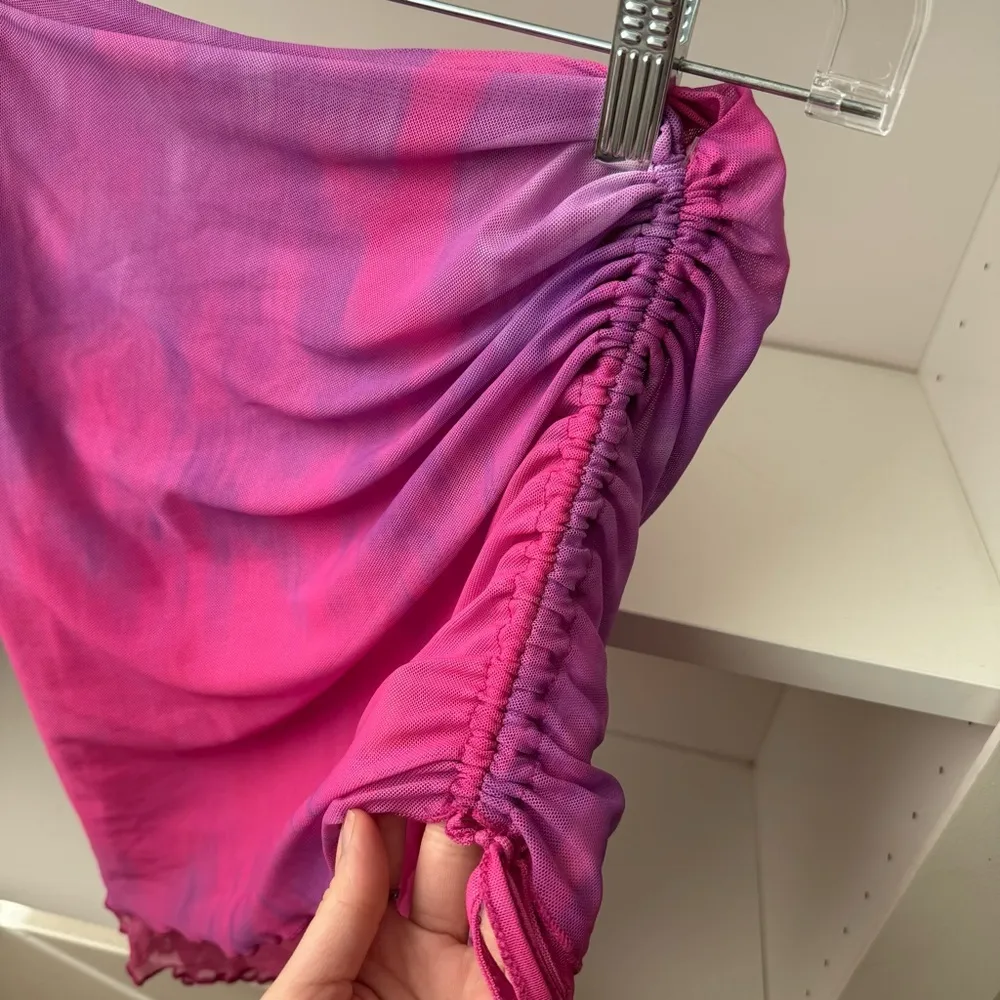 TIGER MIST Jordie Ombré Ruched Tie Mini Skirt - Image 5