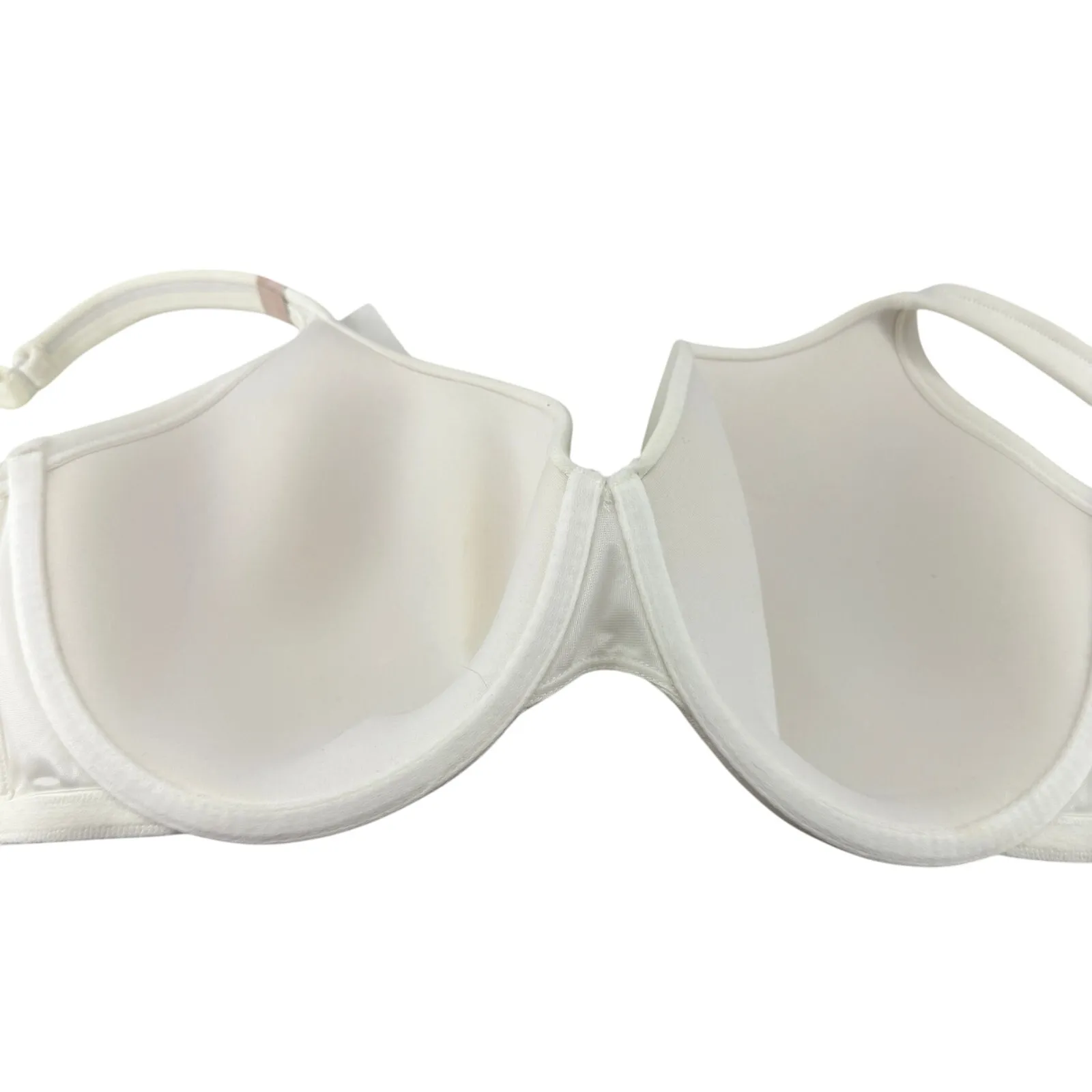 Lane Bryant Cacique Lightly Lined T-Shirt Bra White Cream Square 46D - Image 2