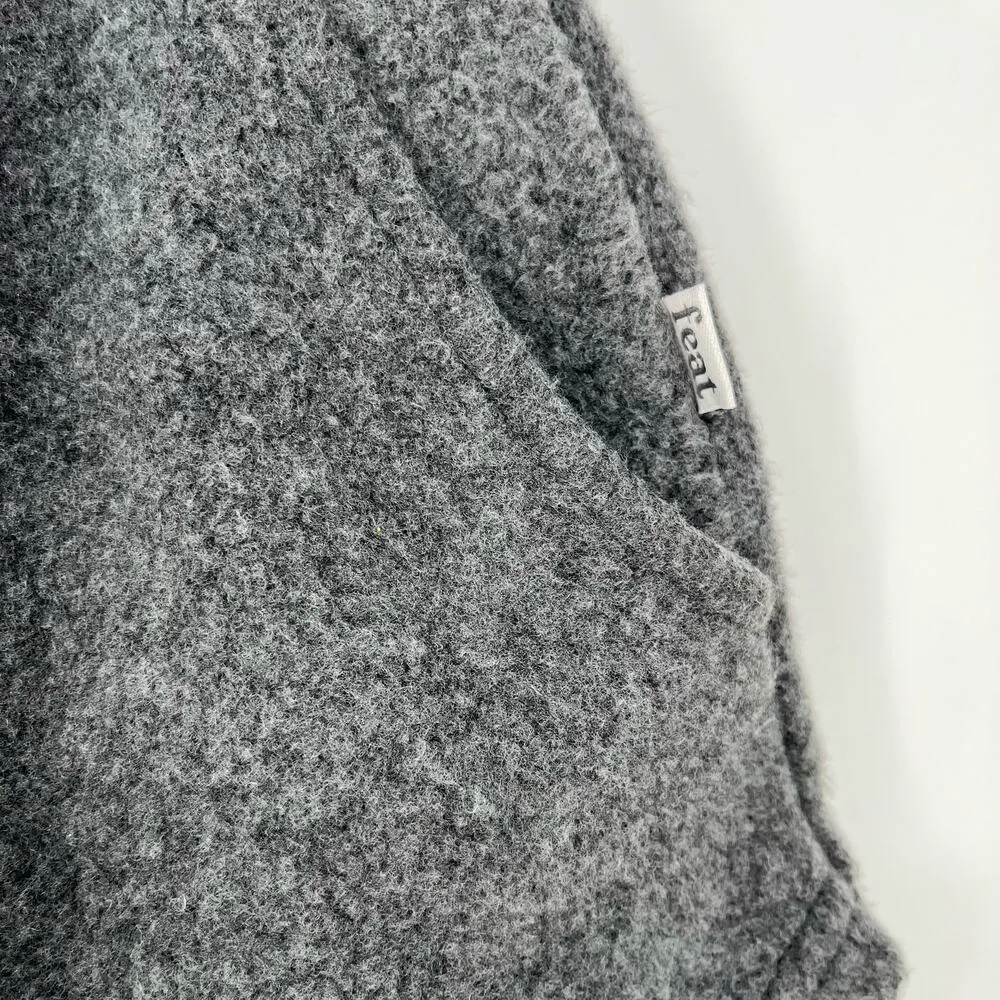 FEAT BlanketBlend Fleece Shorts Hazy Black Lounge Short Blanket Blend NWT Sz S - Image 8