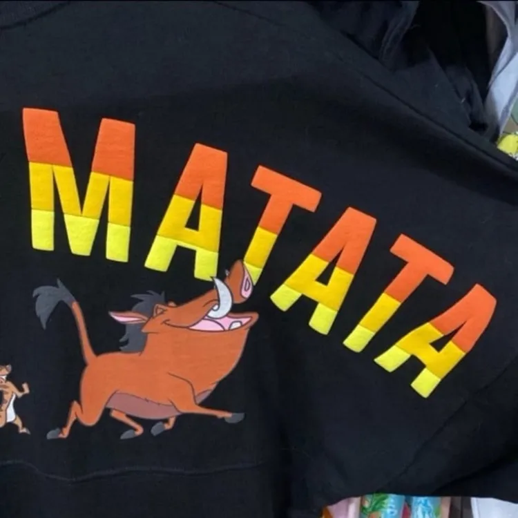 Disney parks lion king Hakuna Matata simba timon pumbaa spirit jersey XS NWT - Image 3
