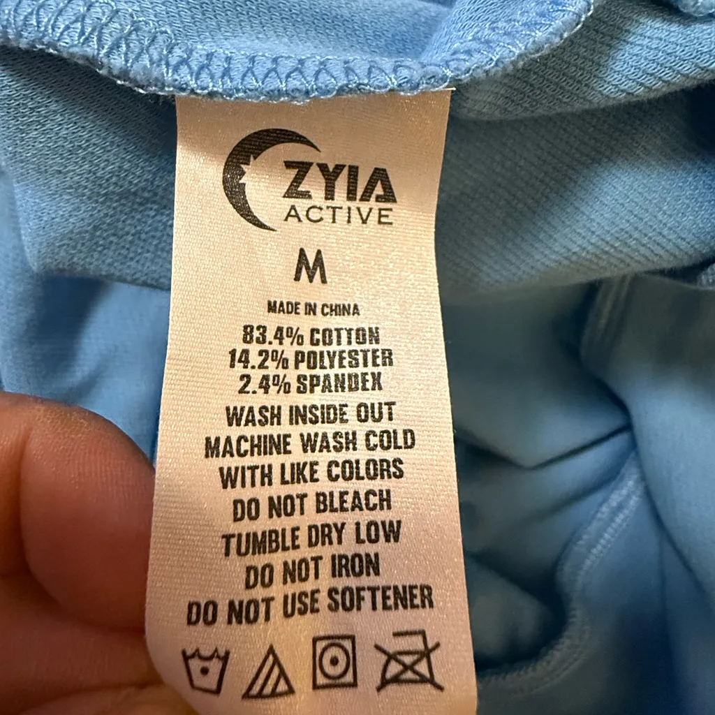 ZYIA Active Light Blue Apparel - Image 4