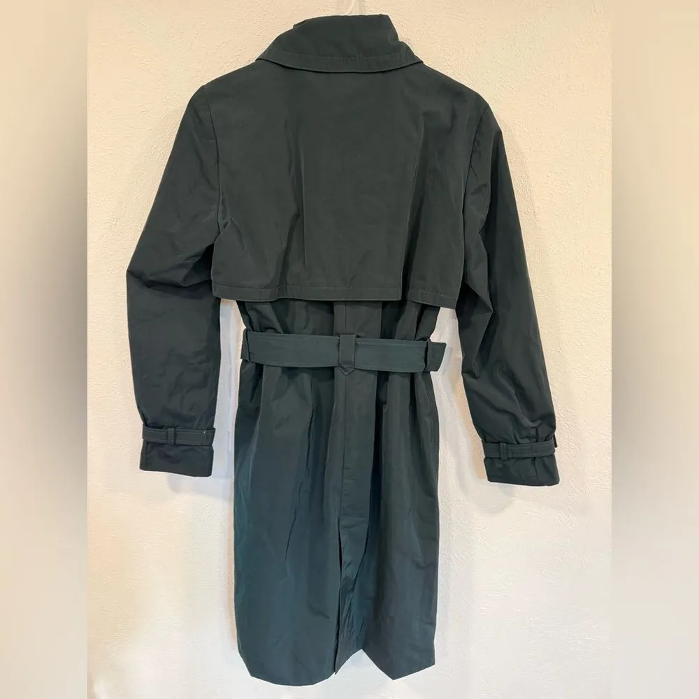 ZARA WOMAN ZW Collection Water-Repellent Trench Coat – Bottle Green – Size M - Image 2