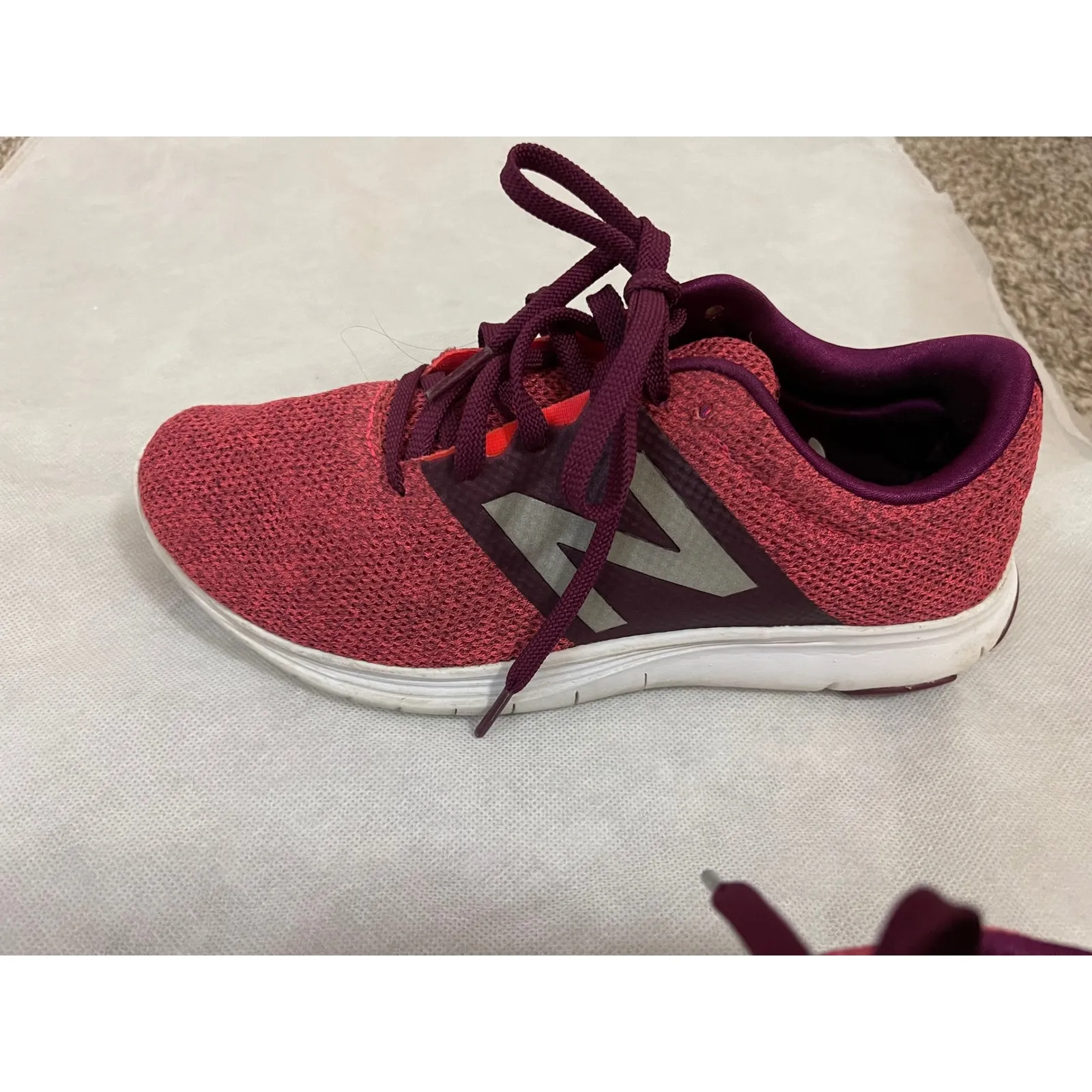 New Balance Women's 7 Koze Comfort Ride Pink Preowned - Image 6