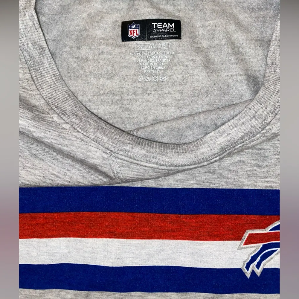 NFL Buffalo Bills Grey Scoop Neck Pullover Sweater  Football Bills Mafia Size XXL - Image 4