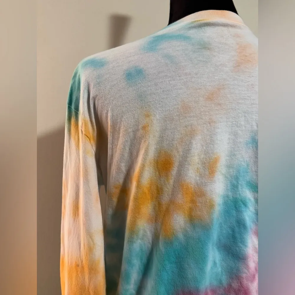 Handmade Tailgate Nickelodeon Multicolor Tie Dye Graphic Tee size small Pink - Image 6