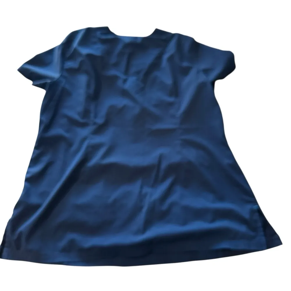 Koi Women's Blue Scrub Top Size L - Image 2