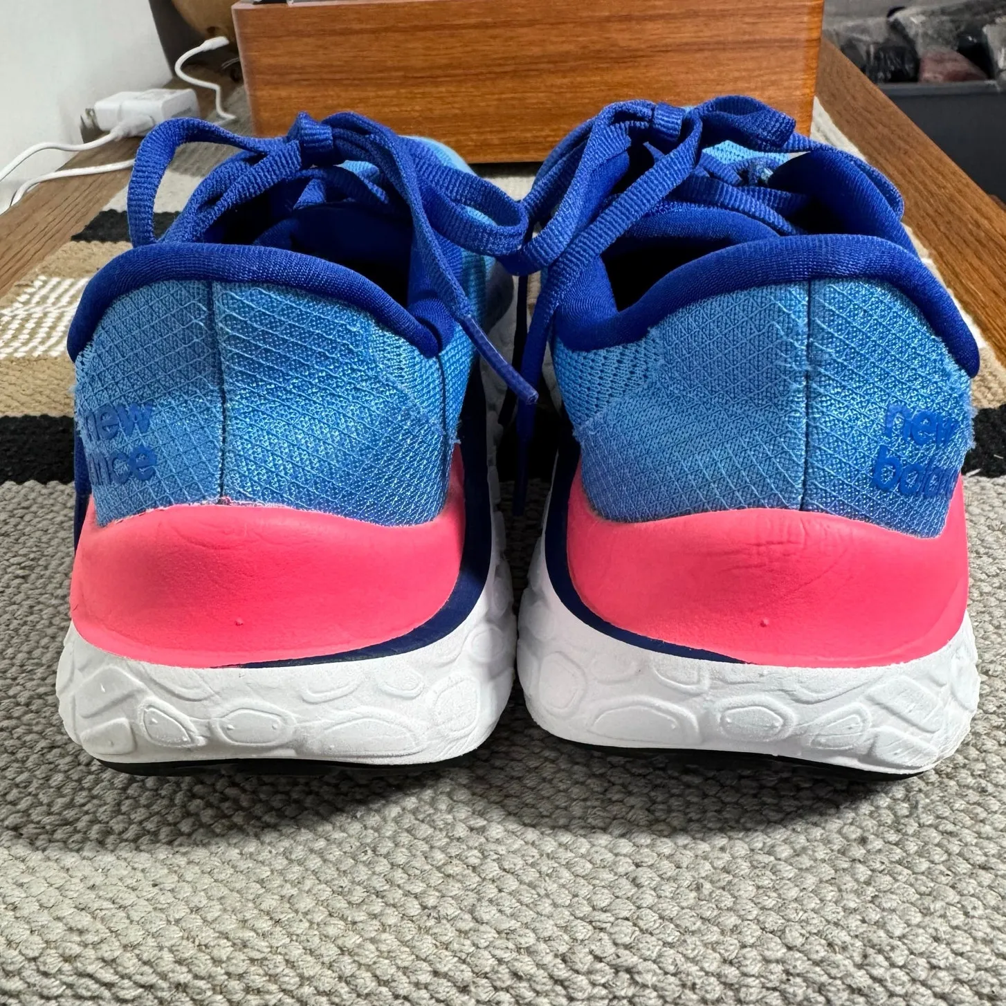 New Balance Fresh Foam Kaiha Running Sneaker Women 7 Blue Athleisure Walk Comfy - Image 9