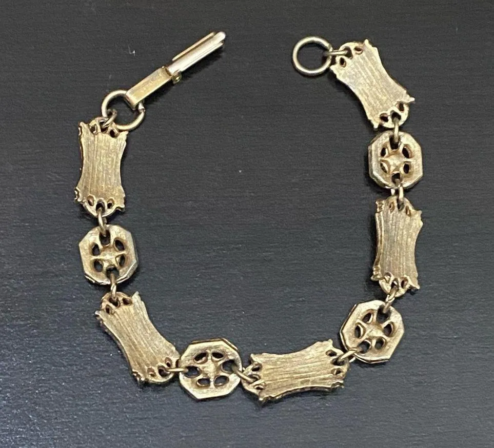 Vintage Unsigned Sarah Coventry Victorian Revival Gold - Image 4