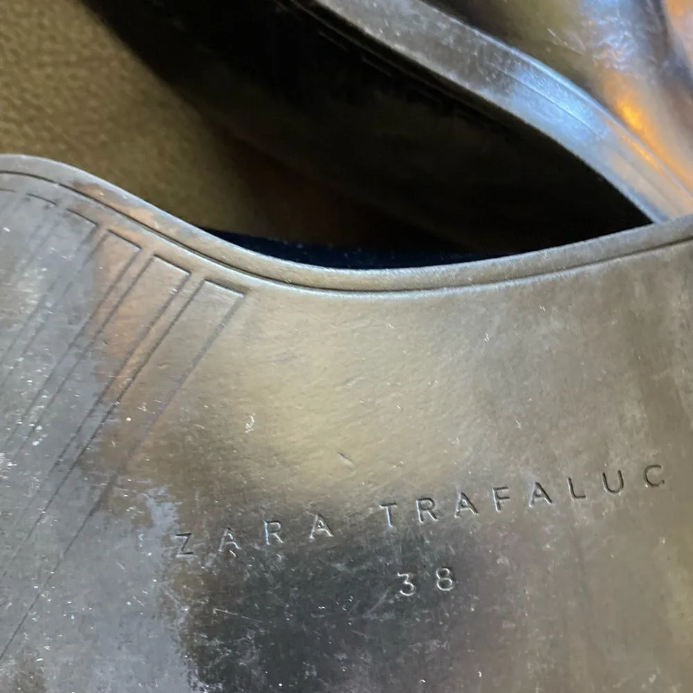 #300 ZARA black studded cut out ankle booties - Image 6