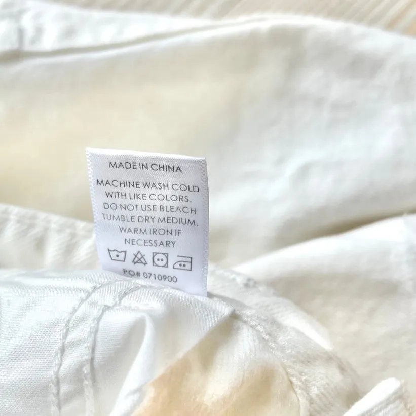 Show Me Your MuMu Philly Pinch Waist Shorts‎ | Seasalt White Size 31 - Image 4