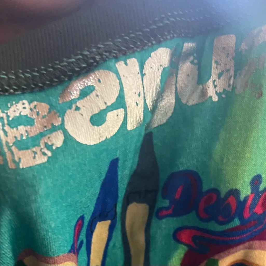 Desigual Colorful Floral Midi patchwork Dress - Image 3