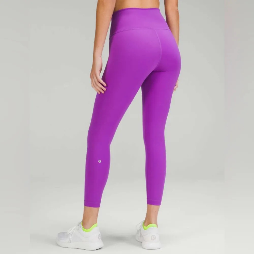 Lululemon Wunder Train High Rise Tight Moonlit Magenta Women’s Leggings Size 14 - Image 2