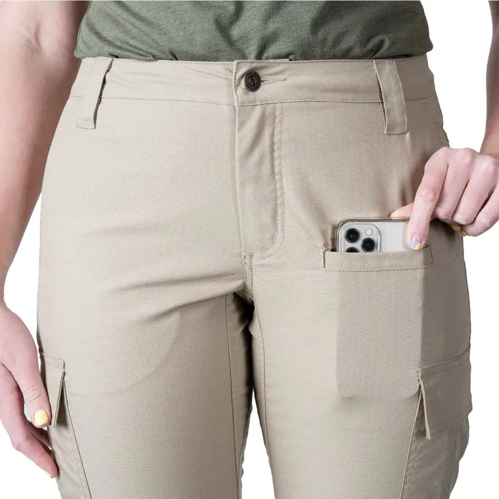 LAPG Women's Gear Stretch Tactical Pants, Low Rise, Slim Fit NWOT Tan Size undefined - Image 6