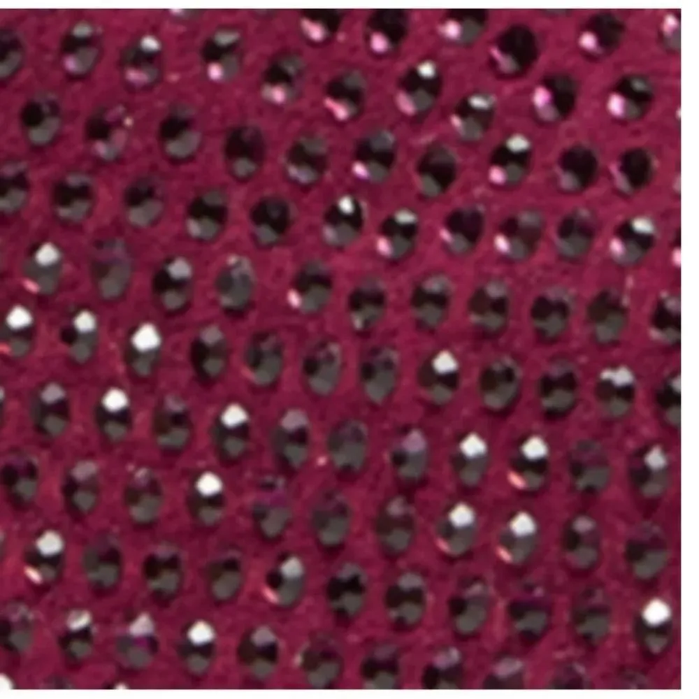 New! MICHAEL KORS Studded MK Logo Gilmore Slide Sandals Shoes Dark Berry - Image 4