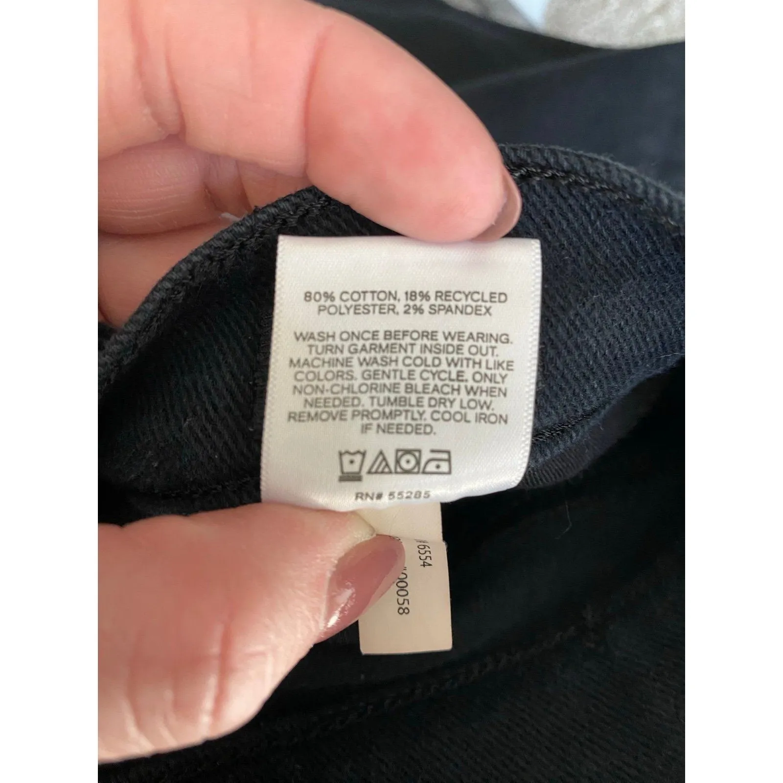 Express High-Rise Black Straight-Leg Jeans - Image 7