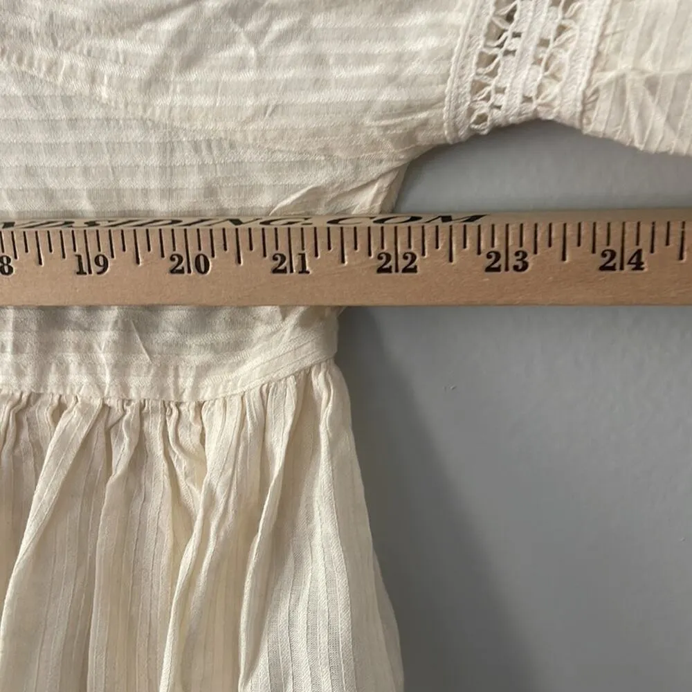 Urban Outfitters Babydoll Peasant Cropped Boho Top New With Tag Size Small Colo… - Image 11