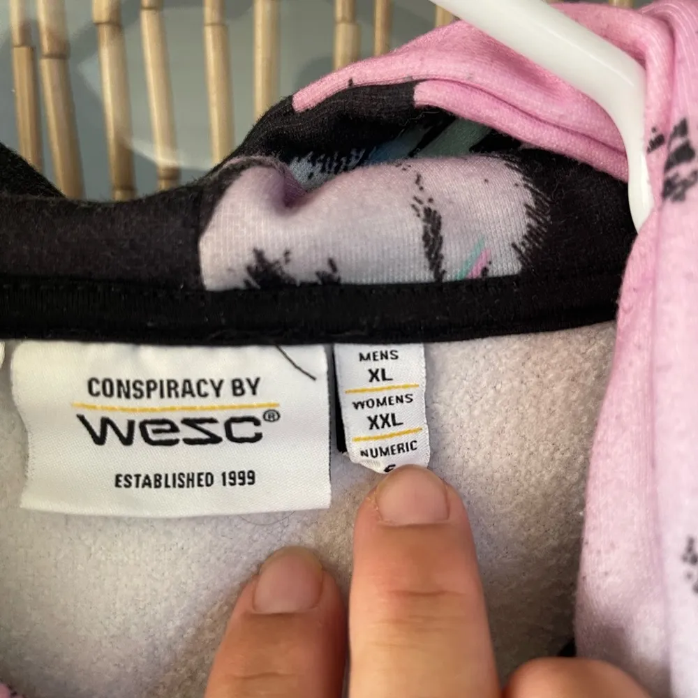 Conspiracy by Wesc floral black sweater unisex Y2K Size XL - Image 5